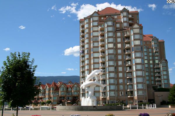 Residential complex on Lake Okanagan. Kelowna, BC.