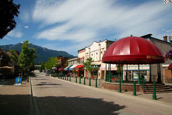 MacKenzie Ave. in Revelstoke. Revelstoke, BC.