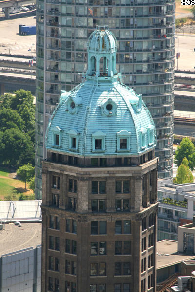 Sun Tower from above. Vancouver, BC.
