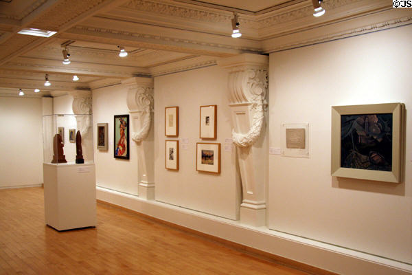 Pillared gallery of Vancouver Art Gallery. Vancouver, BC.
