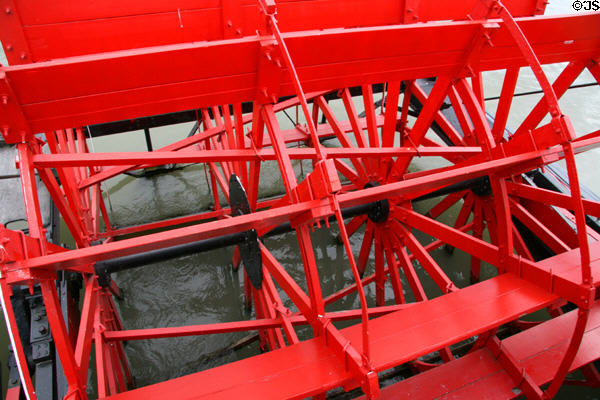 Stern paddle wheel of Samson V. New Westminster, BC.