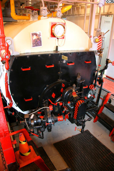 Steam boiler of Samson V. New Westminster, BC.