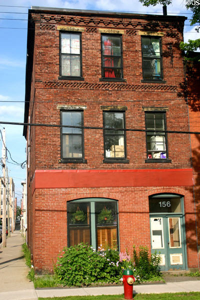 Brick building at 156 Germaine St. Saint John, NB.