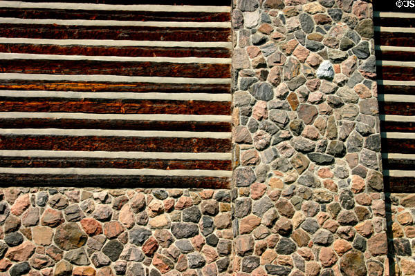 Facade details of McMichael Gallery. Kleinburg, ON.