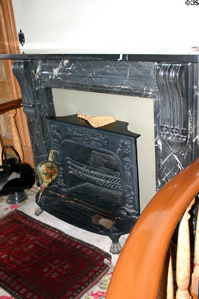 Fireplace in upper chamber of Province House. Charlottetown, PE.