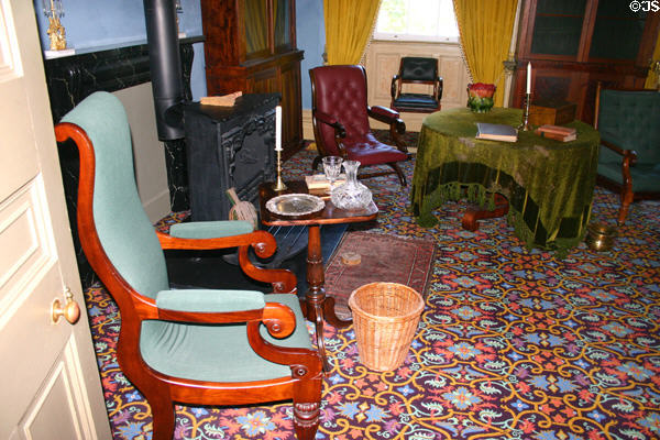 Stove in Library of Province House. Charlottetown, PE.