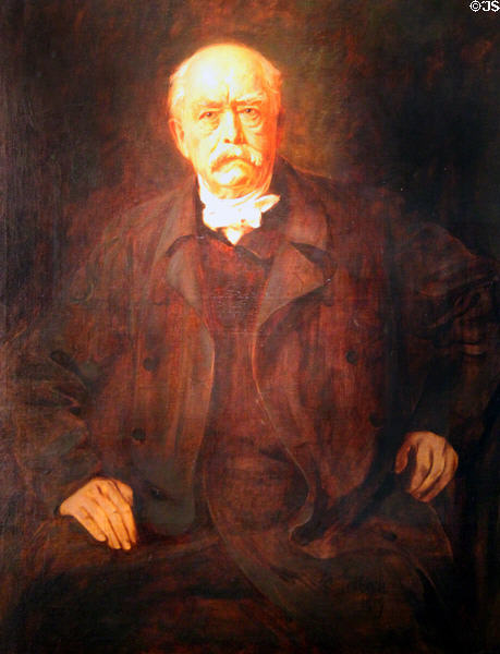 Otto von Bismarck (1815-98) painting (1879) by Franz von Lenbach at German Historical Museum. Berlin, Germany.