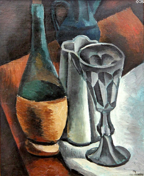 Still Life painting (1911) by André Derain at Hamburg Fine Arts Museum. Hamburg, Germany.