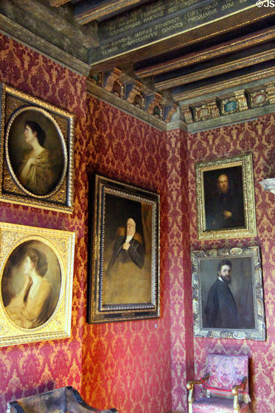 Portraits by Franz von Lenbach at Lenbachhaus. Munich, Germany.