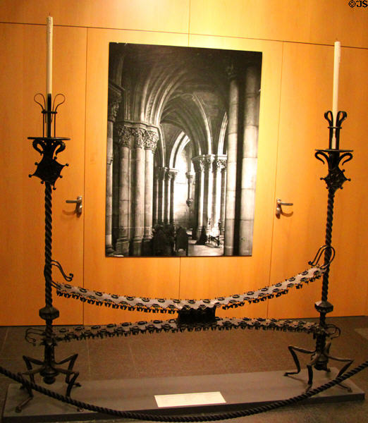 Candelabra (c1898) by Antoni Gaudí at Sagrada Familia. Barcelona, Spain.
