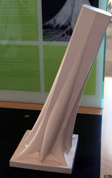 Model for exterior column at Sagrada Familia. Barcelona, Spain.