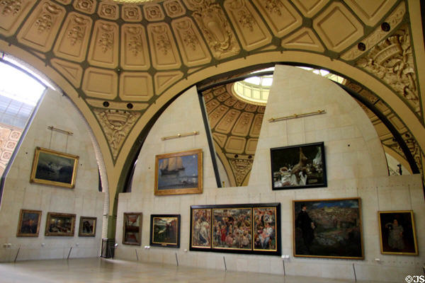 Architecture of converted Musée d'Orsay. Paris, France.