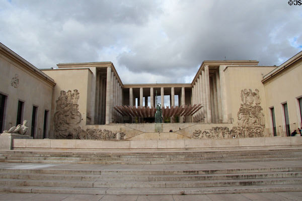Art installation outside at Palais de Tokyo. Paris, France.