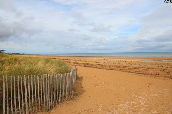 Landing beach at Juno Beach Centre. Courseulles-sur-Mer, France.