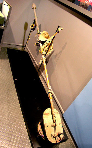 Mine detector at Juno Beach Centre. Courseulles-sur-Mer, France.