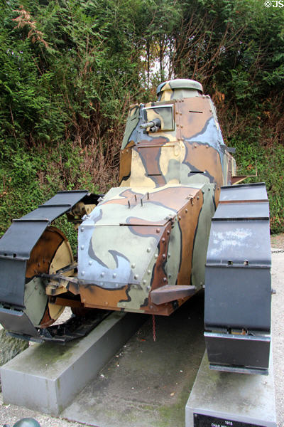 Renault tank FT17, first employed May 1918, at Armistice Rail Car Museum. Compiègne, France.