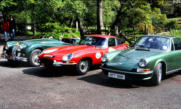 Classic car rally in Ireland.