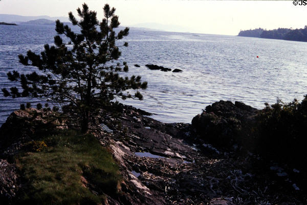 Picturesque view of coast near Snave. Ireland.