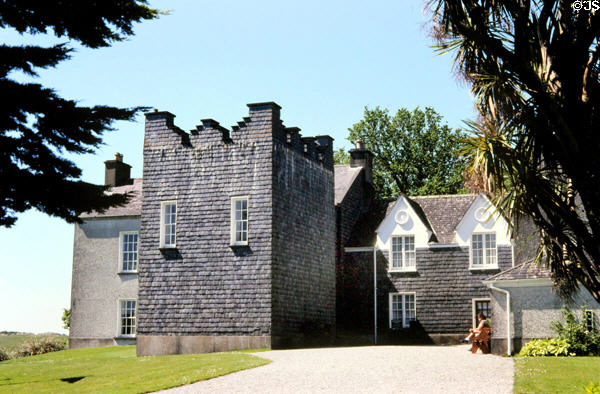 Derrynane House (17thC) home of Daniel O'Connell, founder of Irish independence movement in Derrynane National Park. Ireland.