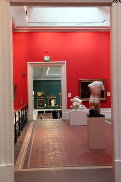 Art arrangement at National Gallery of Ireland. Dublin, Ireland.