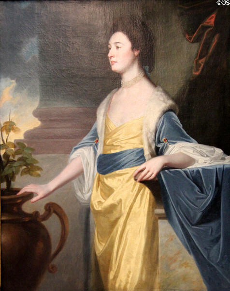 Portrait of a Lady (c1770) by George Romney at National Gallery of Ireland. Dublin, Ireland.