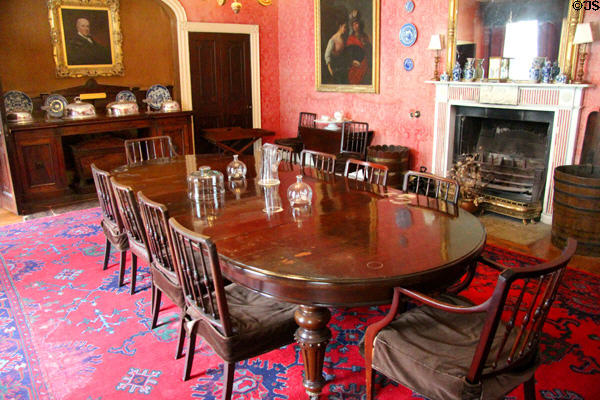 Dining room at Strokestown Park. Vesnoy, Ireland.