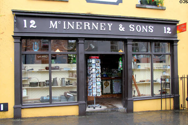 McInerney & Sons Hardware at Bunratty Castle & Folk Park. County Clare, Ireland.
