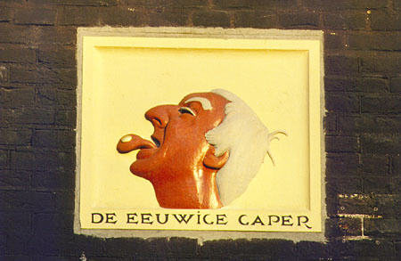 Old style pharmacy sign. Amsterdam, Netherlands.
