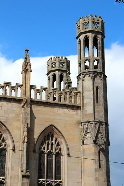 Towers of St Paul's & St George's Church (1816-8) (York Place). Edinburgh, Scotland.