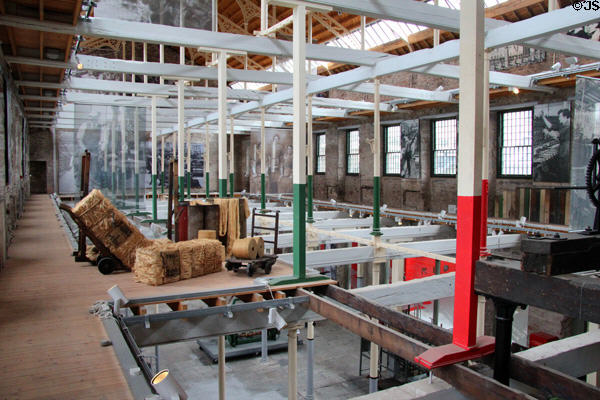 Factory structure at Verdant Works Museum. Dundee, Scotland.