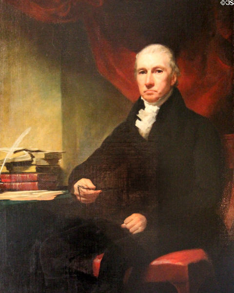 Portrait of James Thomson of Nether Bogie by Sir Henry Raeburn at Duff House. Banff, Scotland.