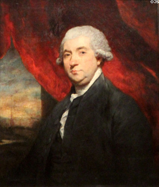 James Boswell (biographer of Samuel Johnson) portrait (c1785) by Sir Joshua Reynolds at National Portrait Gallery. London, United Kingdom.