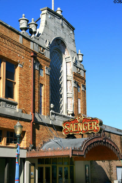 Saenger Theatre (1927) (6 South Joachim St.). Mobile, AL. Architect: Emil Weil.