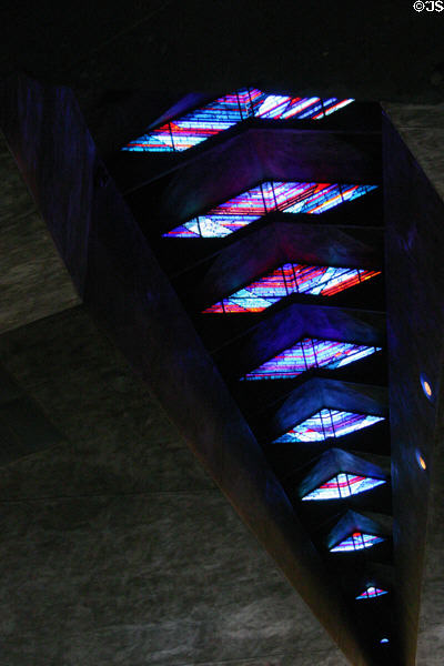 Stained glass of First Christian Church. Phoenix, AZ.