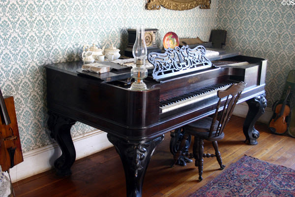 Chickering piano at Pioneer Living History Museum. Phoenix, AZ.