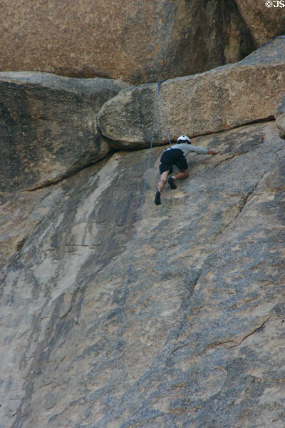 Rock climbing at Boulders Resort. Scottsdale, AZ.