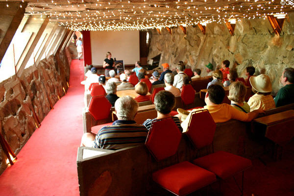 Cabaret hall at Taliesin West. Scottsdale, AZ.