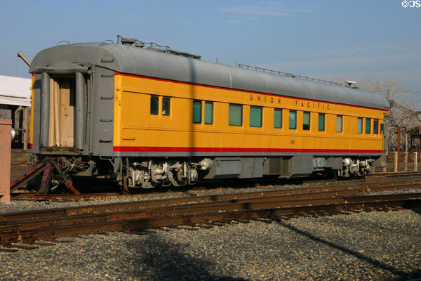 Union Pacific Rail Car in Old Sacramento. Sacramento, CA.