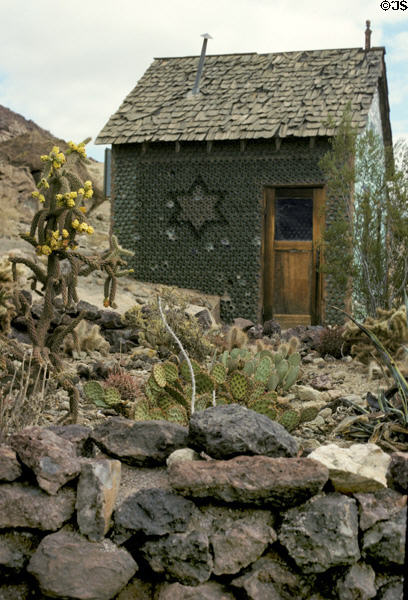 Bottle house at Calico. CA.