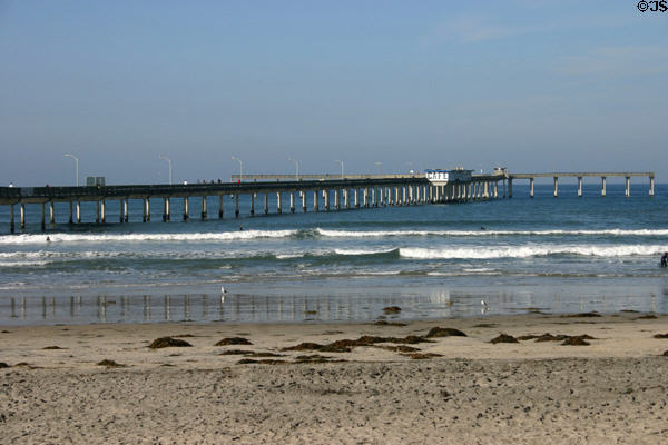 Pier in Ocean Beach. San Diego, CA.