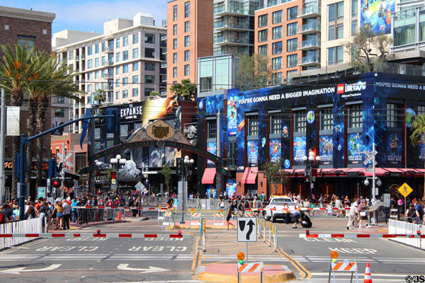 Gaslamp Quarter during Comic-Con International. San Diego, CA.