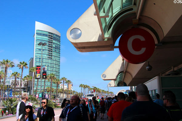 Lines at San Diego Convention Center during Comic-Con International. San Diego, CA.