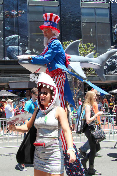 Movie promotions during Comic-Con International. San Diego, CA.