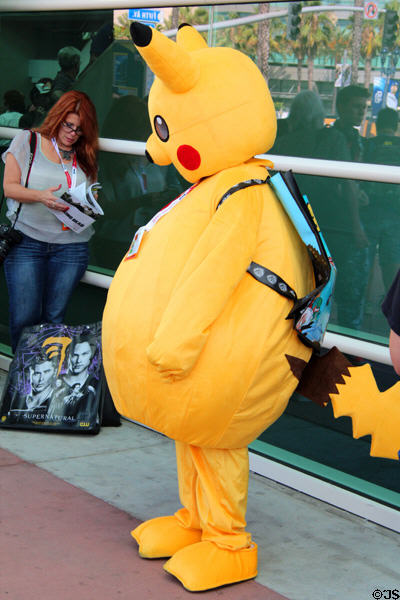 Visitors in costume at Comic-Con International. San Diego, CA.