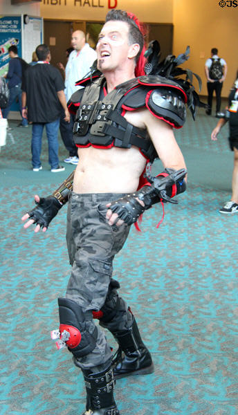 Visitors in costume at Comic-Con International. San Diego, CA.