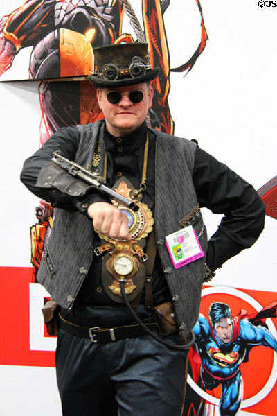 Visitors in costume at Comic-Con International. San Diego, CA.