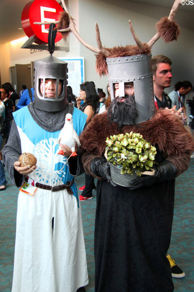 Visitors in costume at Comic-Con International. San Diego, CA.