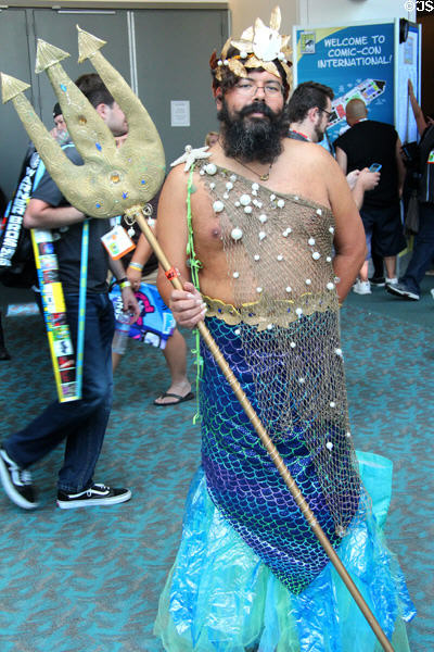 Visitors in costume at Comic-Con International. San Diego, CA.