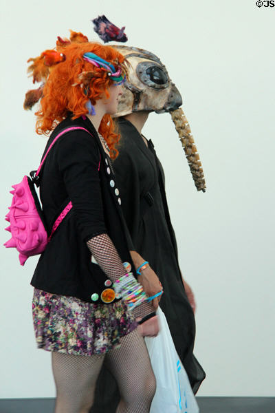 Visitors in costume at Comic-Con International. San Diego, CA.