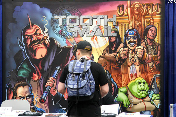 Fantasy sci-fi art at Comic-Con International. San Diego, CA.